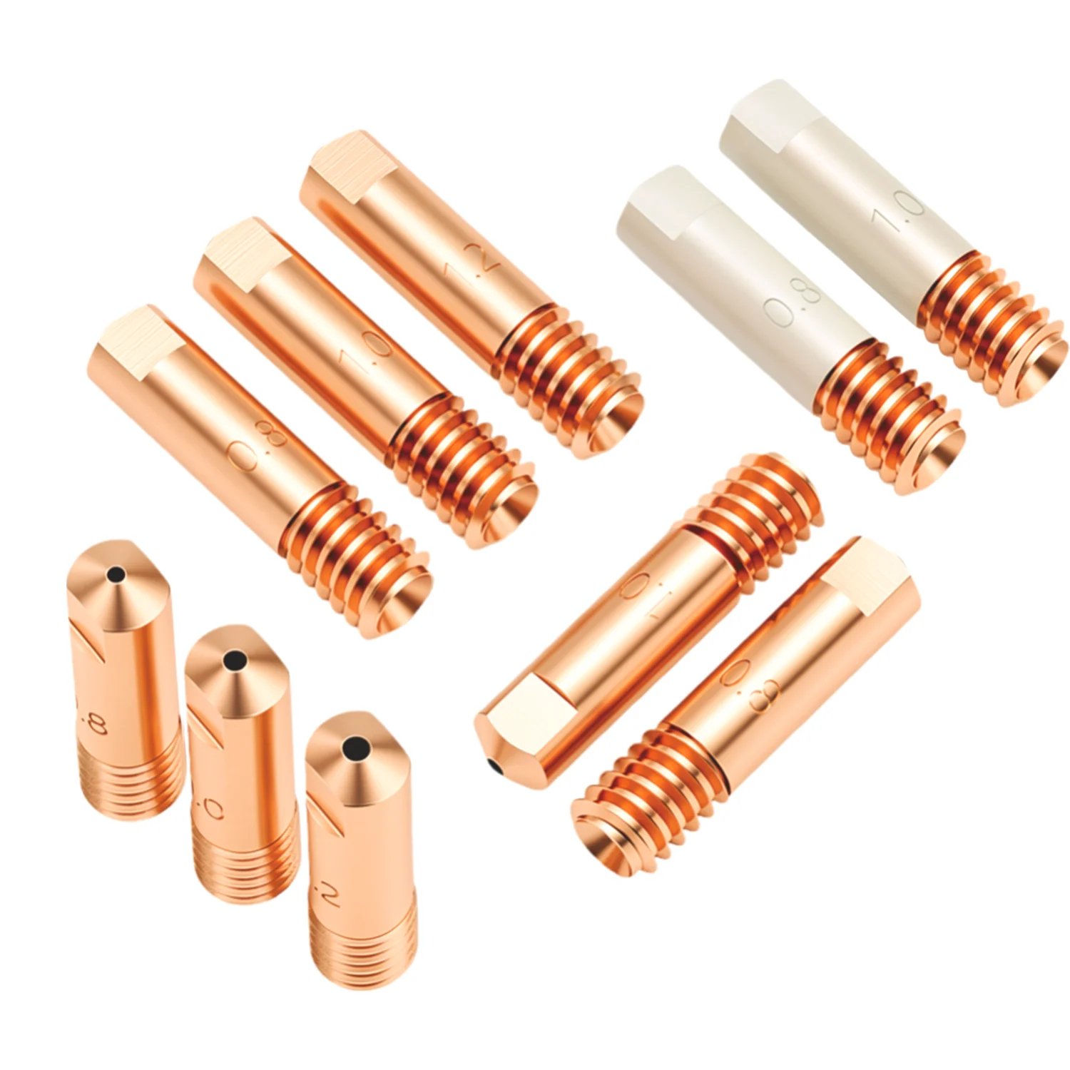 15AK MIG Welding Torch Nozzle and Copper Wire Guide Accessories