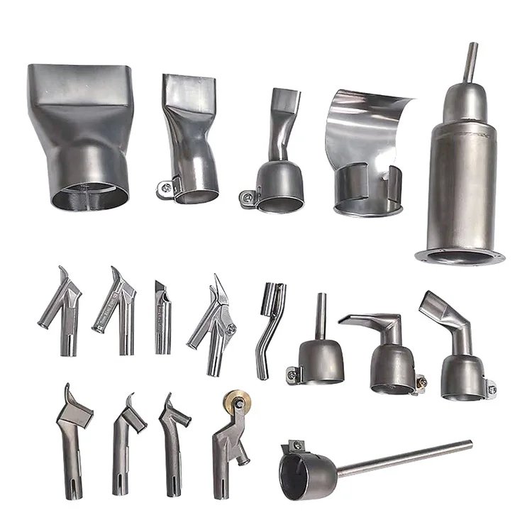 Hot Air Plastic Welding Gun Stainless Steel Quick Nozzle Accessories