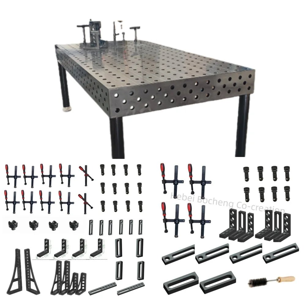 Welding Table Clamp Kit Cast Iron Steel Fixtures and Accessories
