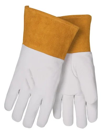 12 Inch Goatskin TIG Welding Gloves Safety Protection Accessories