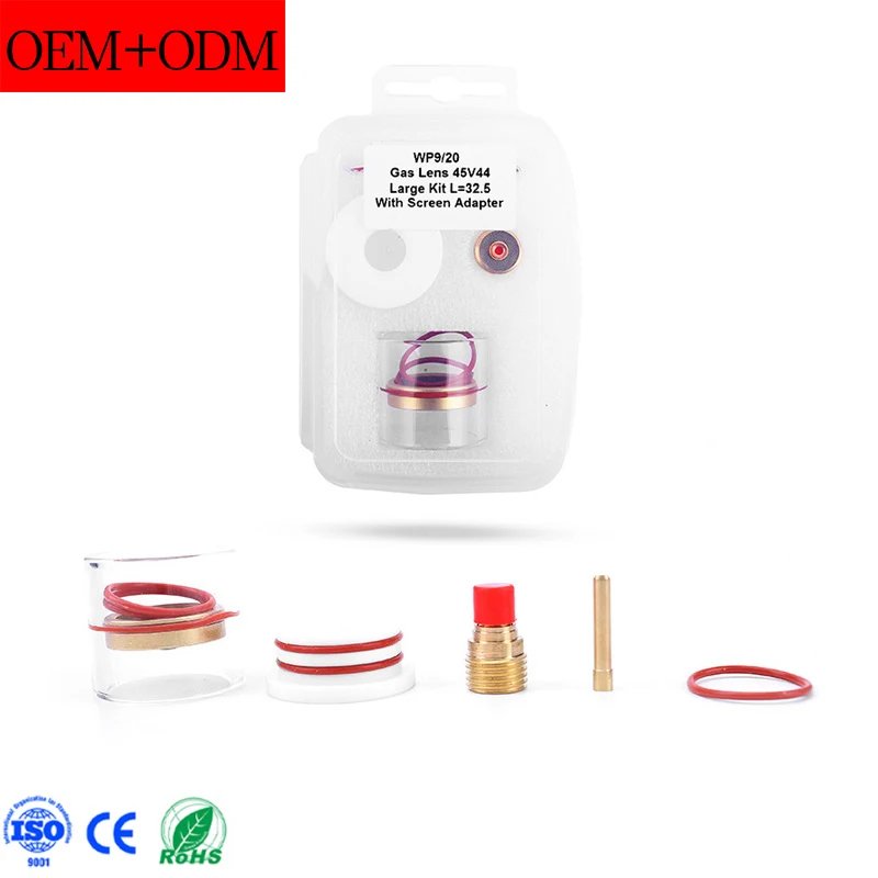 WP-9/20 TIG Torch Glass Gas Lens Kit 1.6-3.2mm Welding Accessories