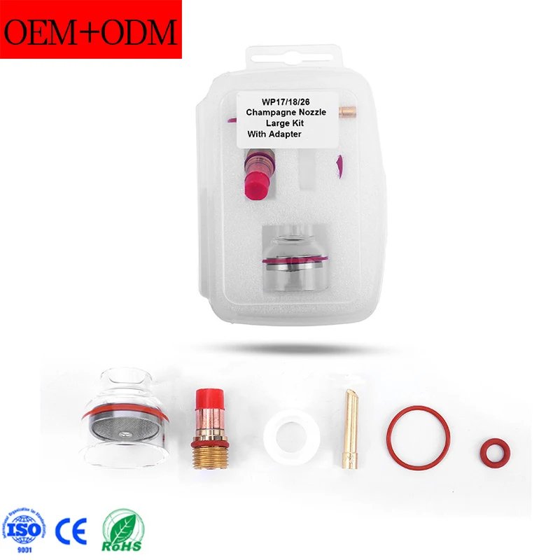 WP-9/20 TIG Torch Glass Gas Lens Kit 1.6-3.2mm Welding Accessories