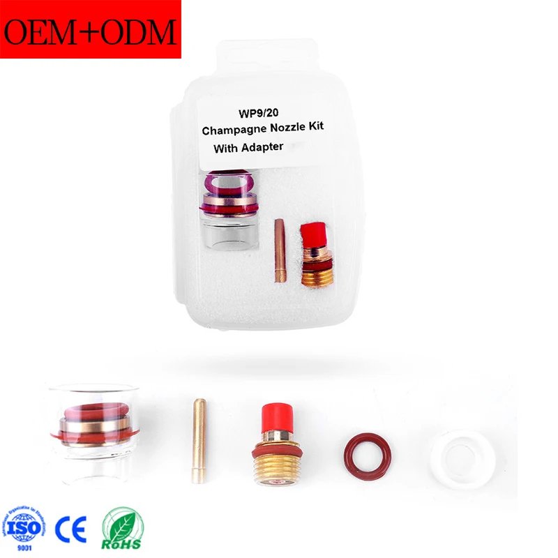 WP-9/20 TIG Torch Glass Gas Lens Kit 1.6-3.2mm Welding Accessories