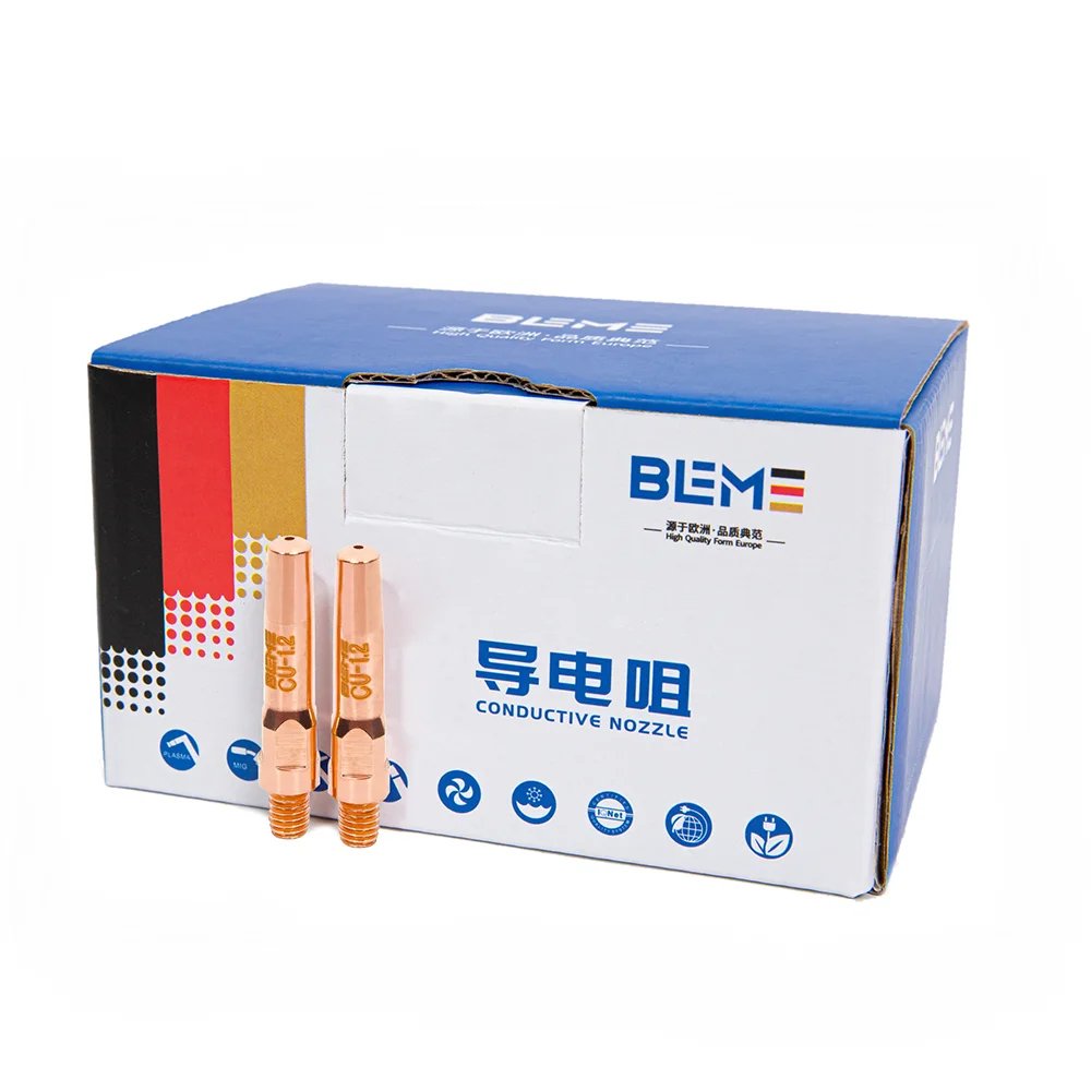 Copper MIG MAG Welding Contact Tip Gas Shielded Torch Accessories