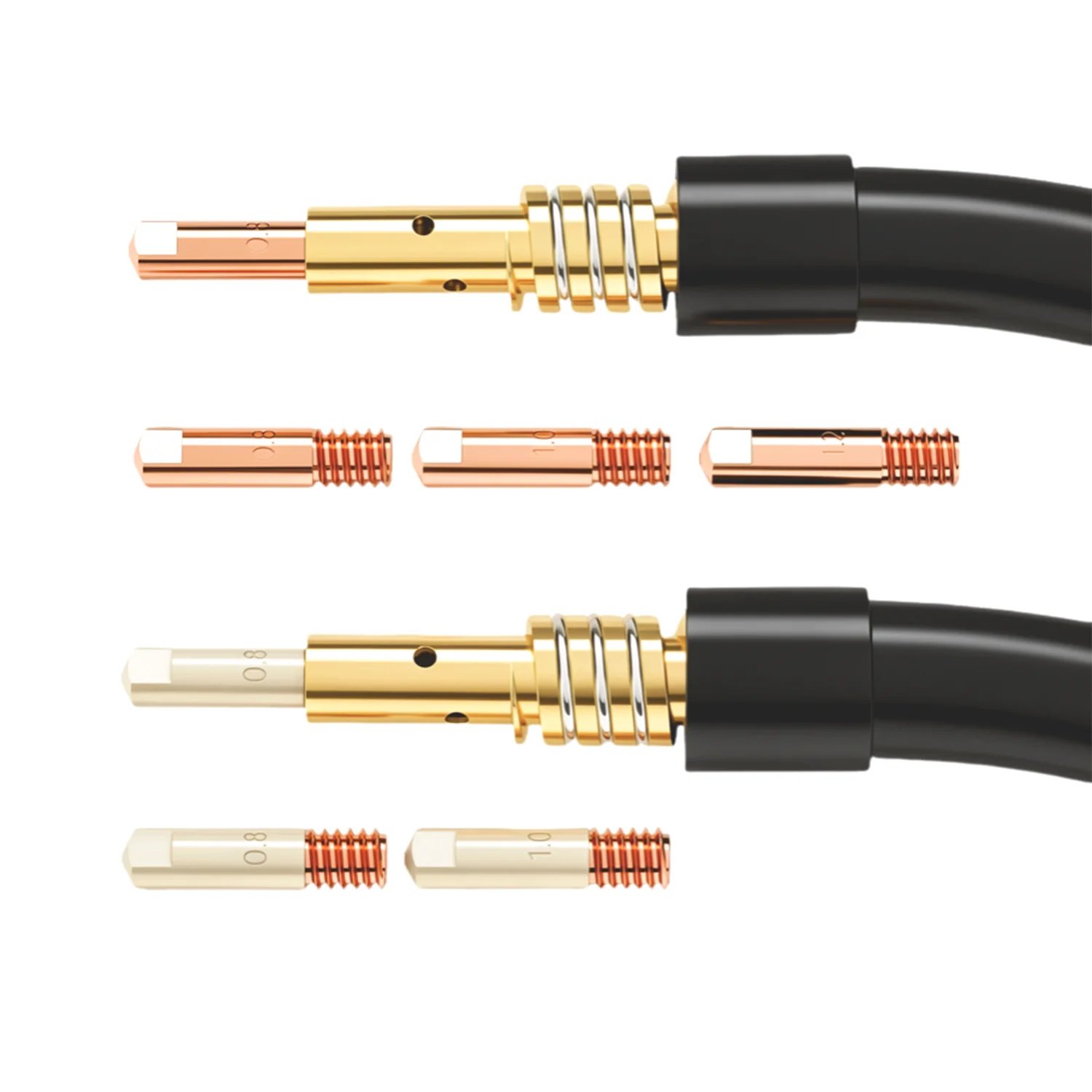 15AK MIG Welding Torch Copper Coated Wire Guide Nozzle Accessories