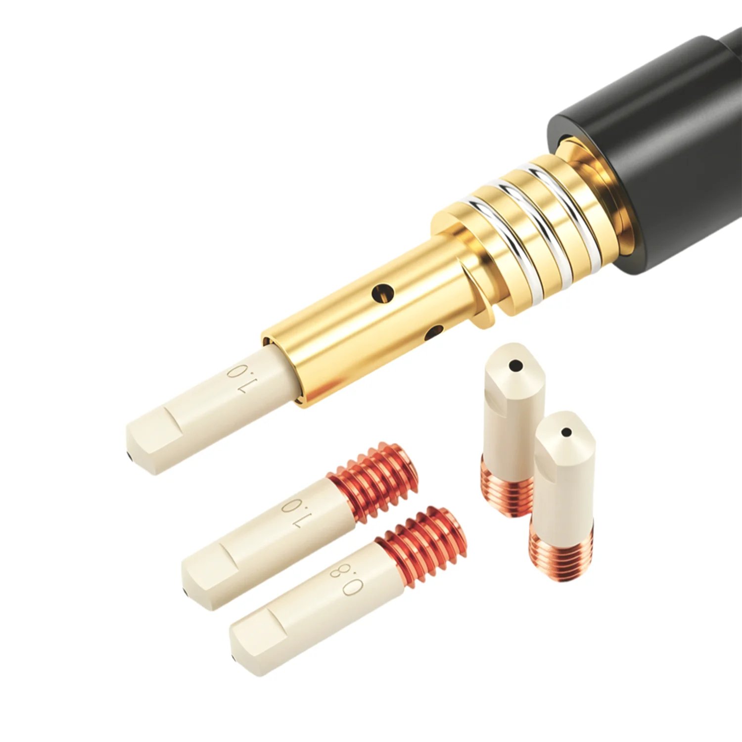 15AK MIG Welding Torch Copper Coated Wire Guide Nozzle Accessories