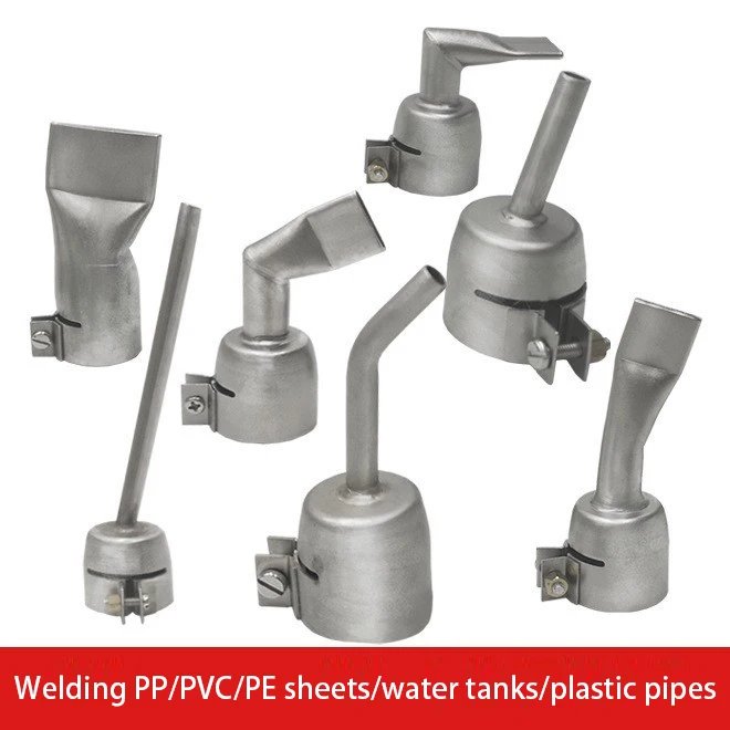 Hot Air Plastic Welding Gun Stainless Steel Quick Nozzle Accessories