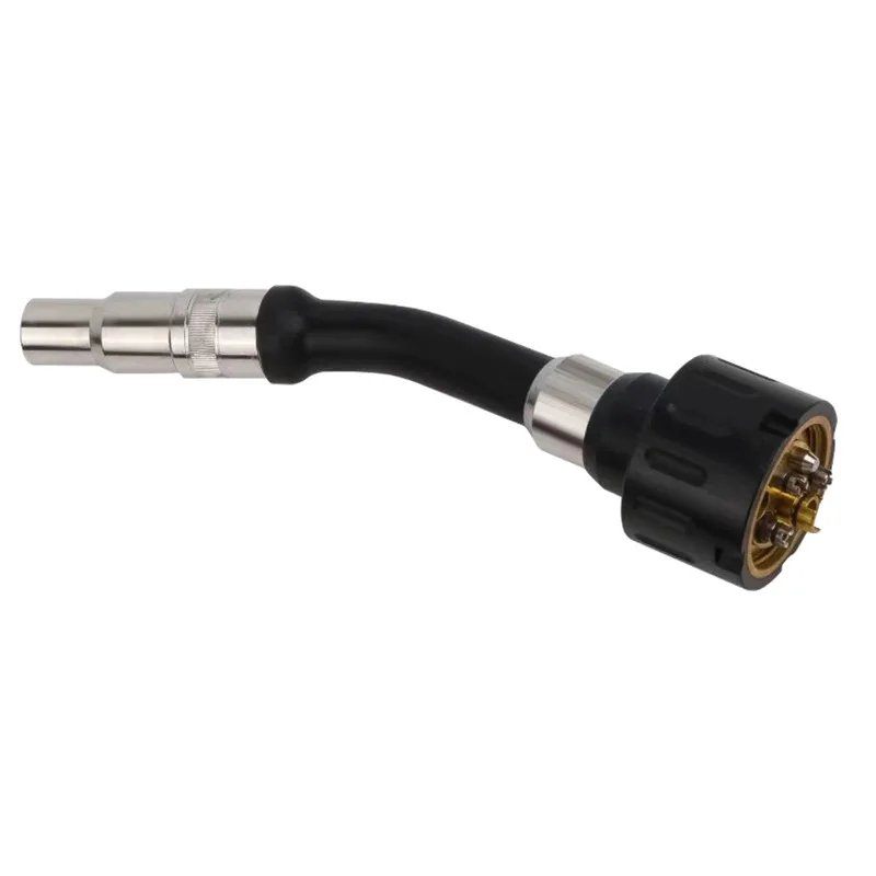 W-500A Robotic MIG Welding Torch Angled Copper Plated Torch Head