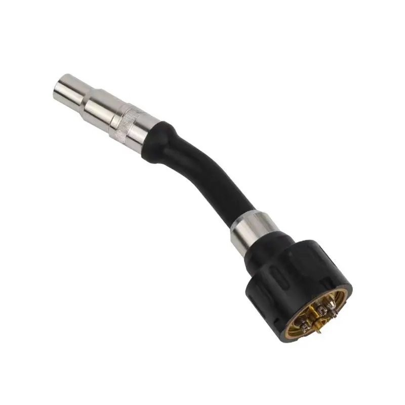 W-500A Robotic MIG Welding Torch Angled Copper Plated Torch Head