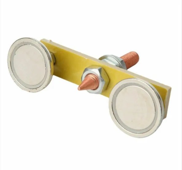 Double Head Magnetic Welding Ground Clamp Holder Accessories