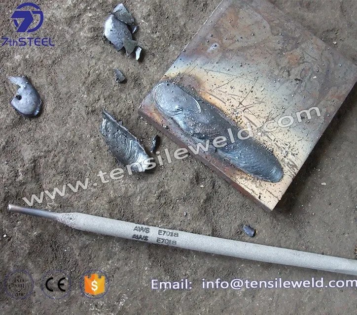 AWS E7018 Welding Electrodes 2.5mm 3.2mm Carbon Steel Rods