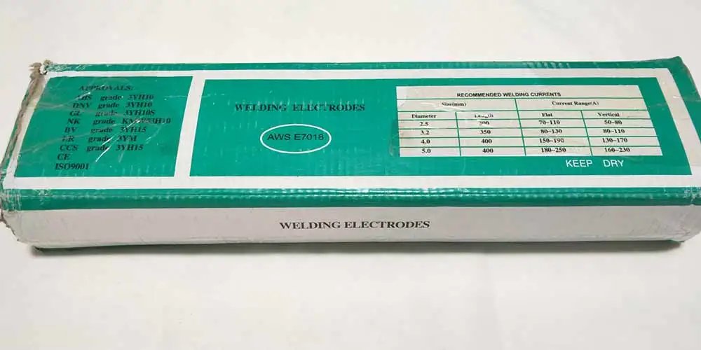 AWS E7018 Welding Electrodes 2.5mm 3.2mm Carbon Steel Rods